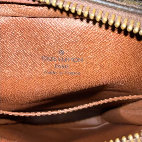 ✅ Authentic Louis Vuitton Brown Tan Messenger Bag Monogram - Picture 9 of 12